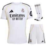 Maillot Kit Enfant Real Madrid Domicile 2025/26
