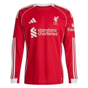 Maillot Liverpool Domicile 2025/26 Manches Longues