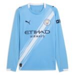 Maillot Manchester City Domicile 2025/26 Manches Longues