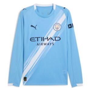 Maillot Manchester City Domicile 2025/26 Manches Longues