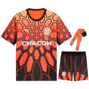 Maillot Gardien Kit Enfant Marseille Rouge 2026/27