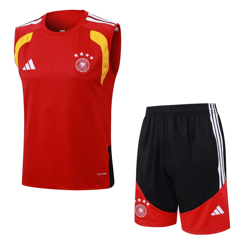 Singlet Short Duitsland 2026/27 Rood Zwart