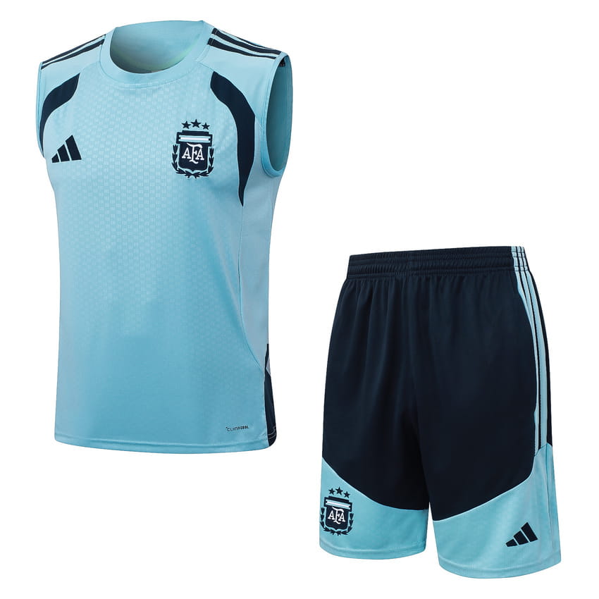 Singlet Short Argentinië 2026/27 Blauw Hemel