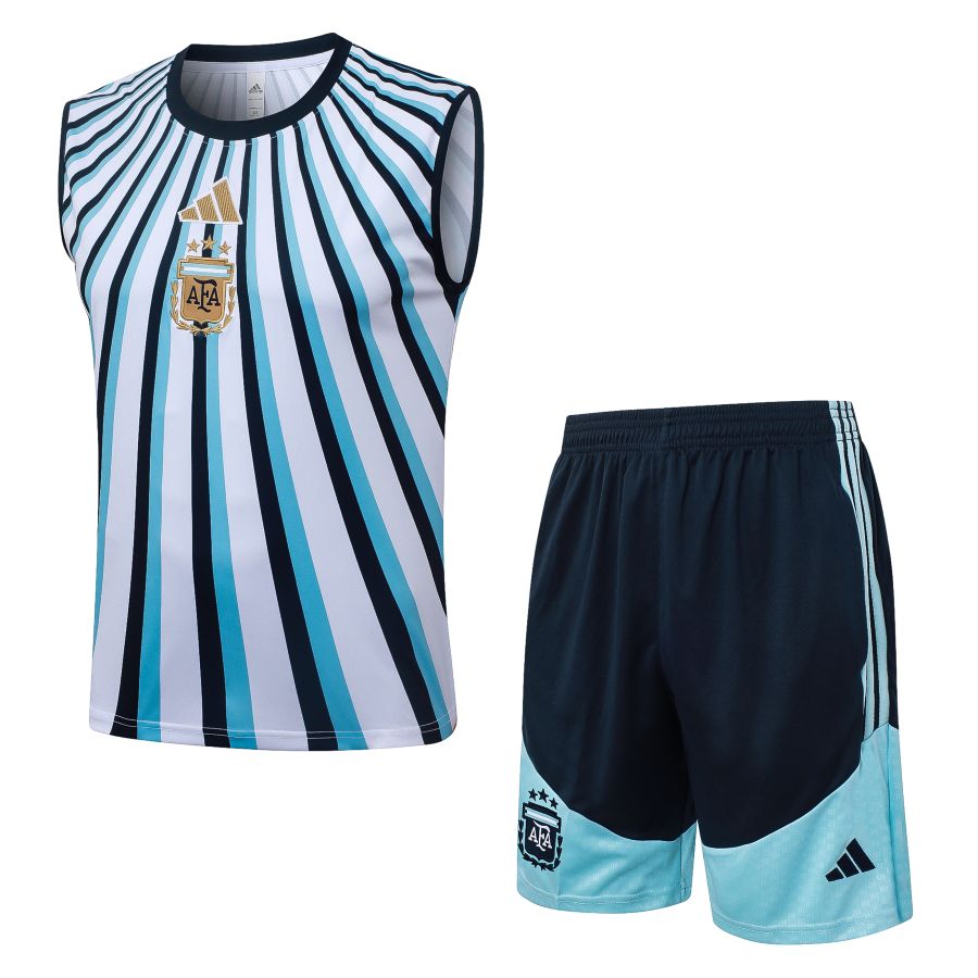 Singlet Short Argentinië 2026/27 Blauw Hemel Gestreept