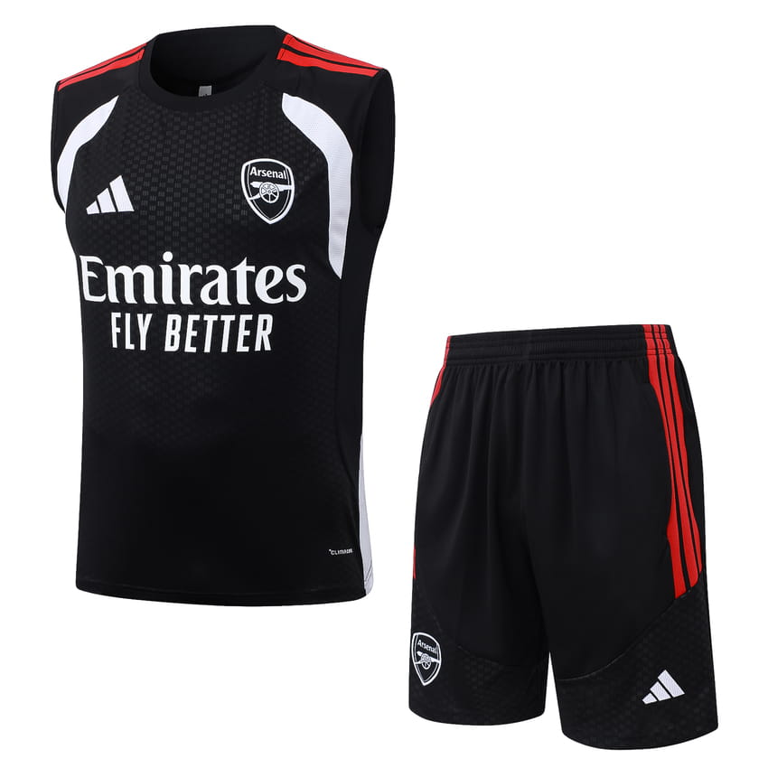Singlet Short Arsenal 2026/27 Zwart Rood