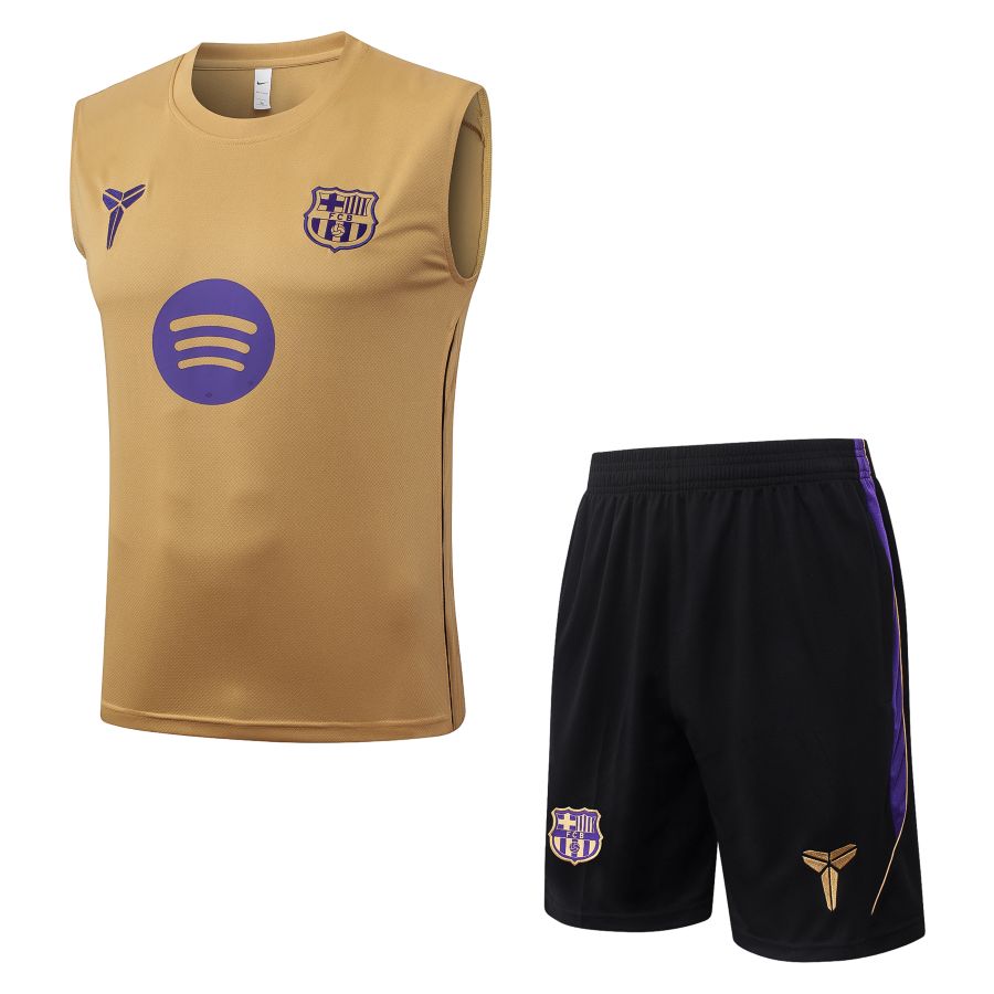 Singlet Short Barca 2026/27 Beige Paars