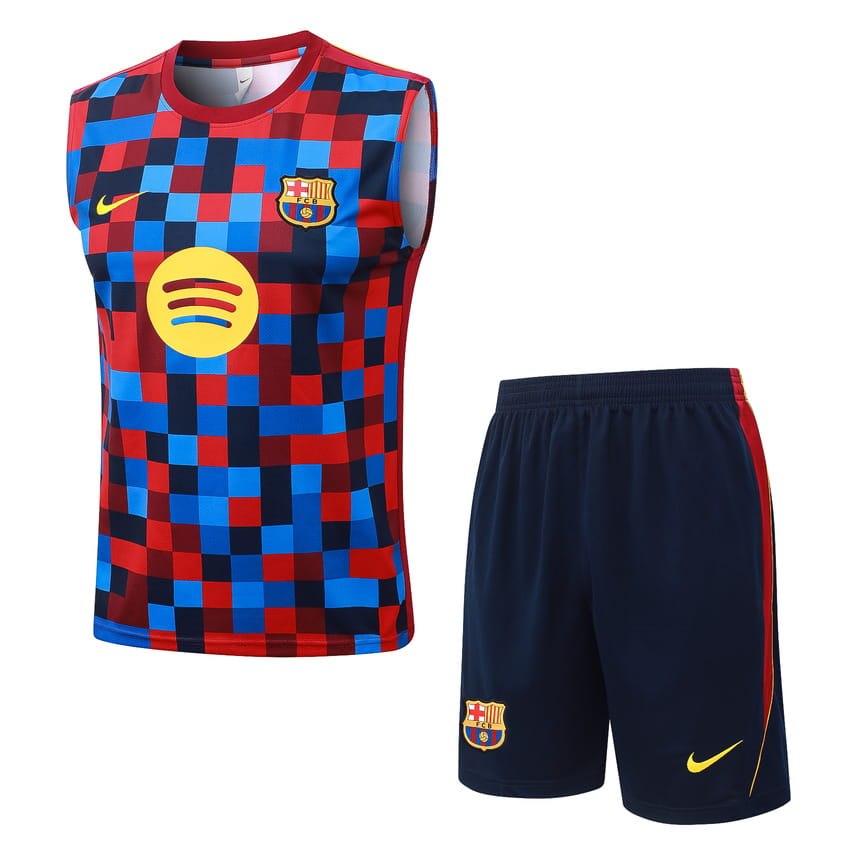 Singlet Short Barca 2026/27 Blauw Rood