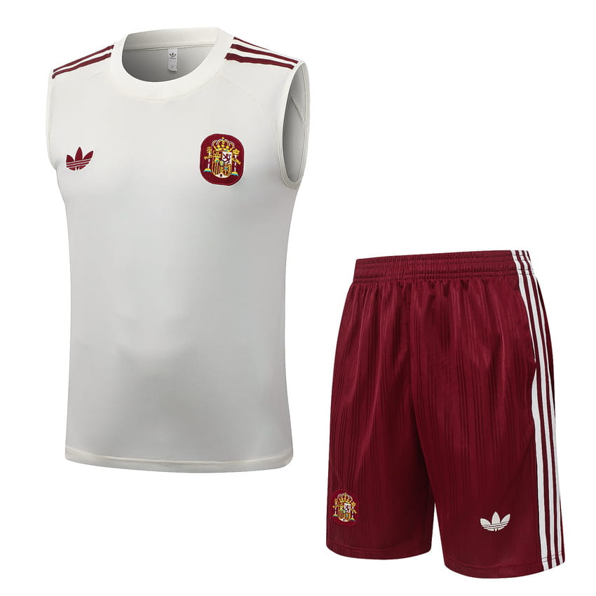 Singlet Short Spanje 2026/27 Wit Rood