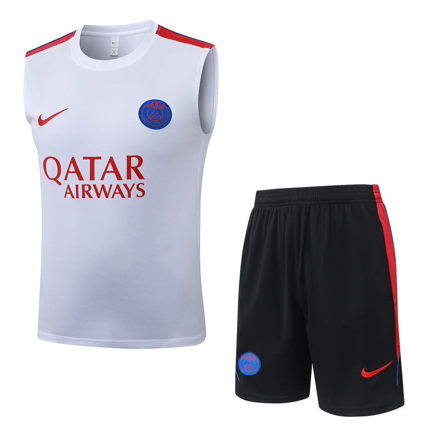 Singlet Short PSG 2026/27 Wit Rood
