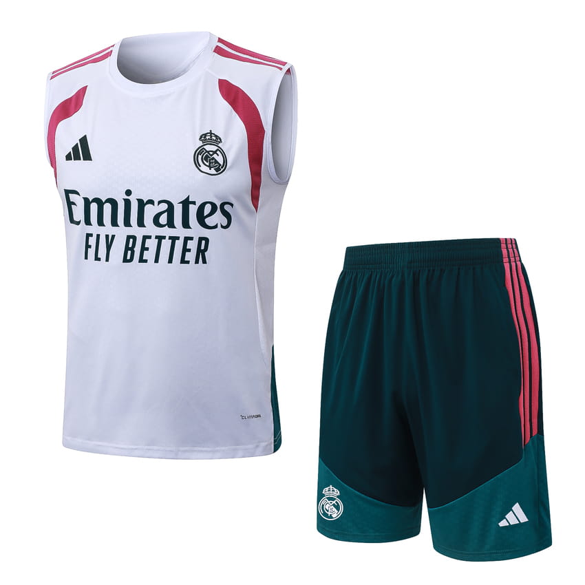 Singlet Short Real Madrid 2026/27 Wit Rood