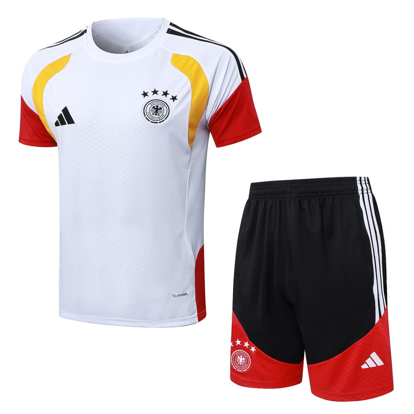 Set Shirt Short Duitsland 2026/27 Wit Rood