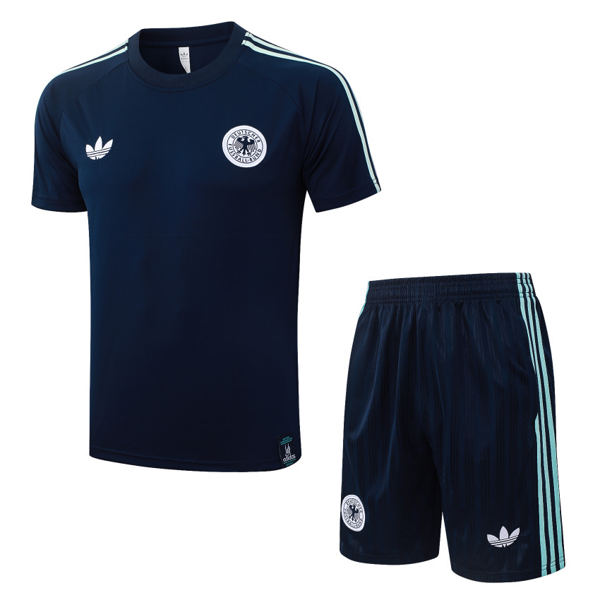 Set Shirt Short Duitsland 2026/27 Blauw Nacht