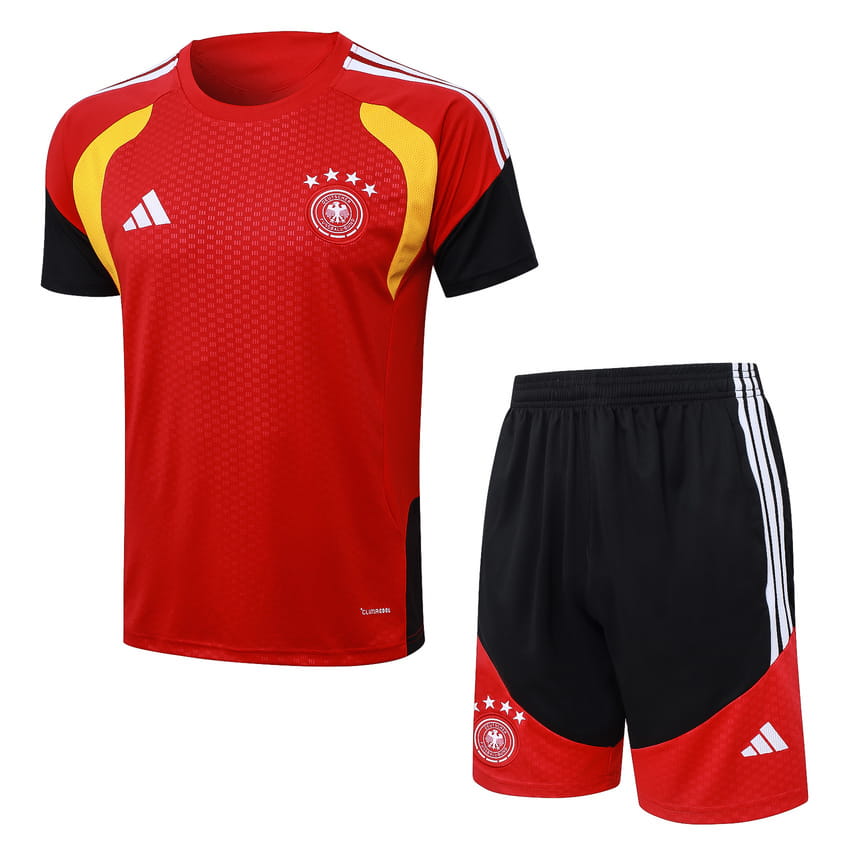Set Shirt Short Duitsland 2026/27 Rood Zwart