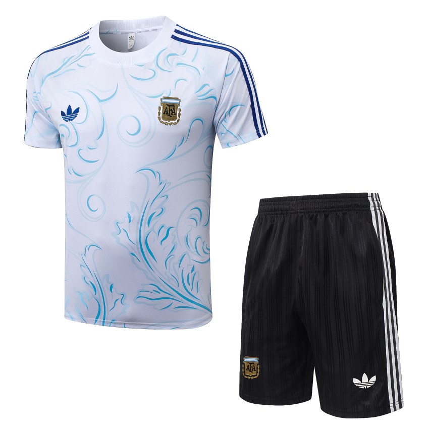 Set Shirt Short Argentinië 2026/27 Wit Patroon