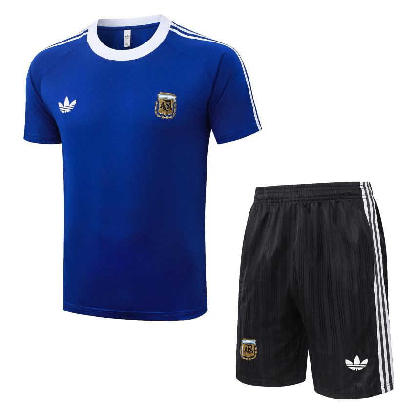 Set Shirt Short Argentinië 2026/27 Blauw Oceaan