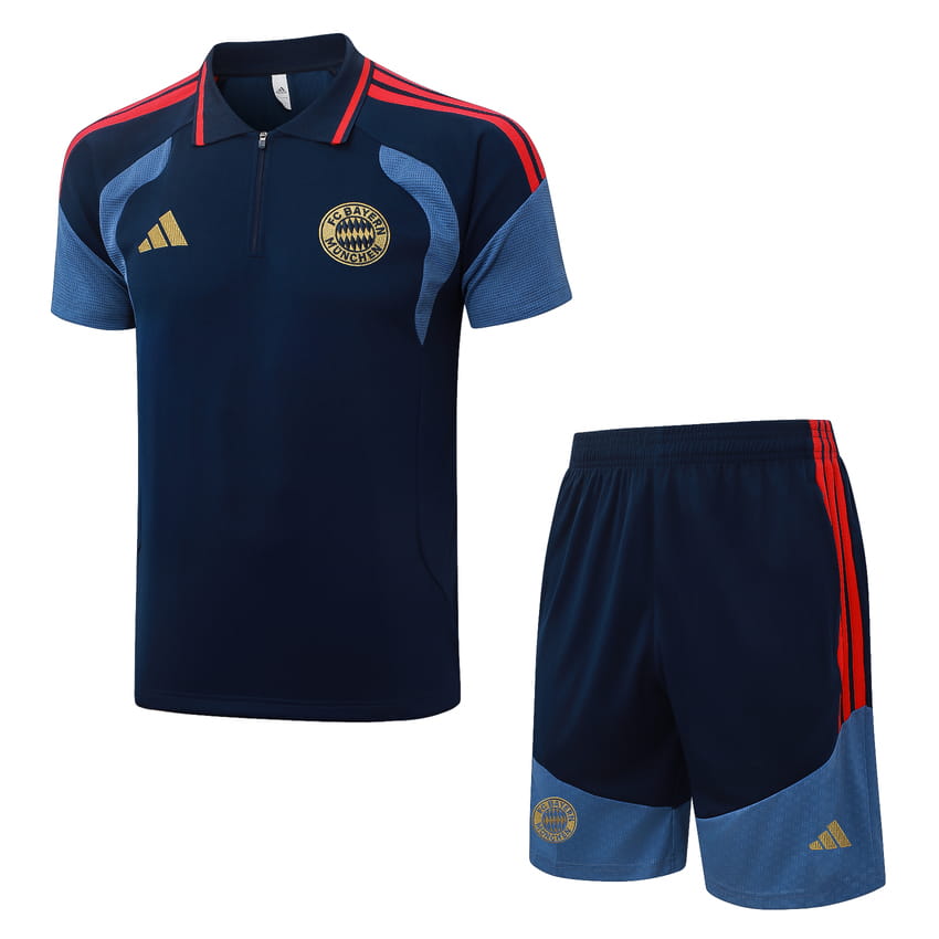 Trainingspak Polo Bayern Munich 2026/27 Blauw Donker