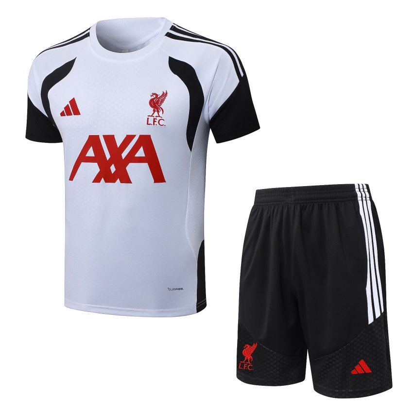 Set Shirt Short Liverpool 2026/27 Wit Zwart