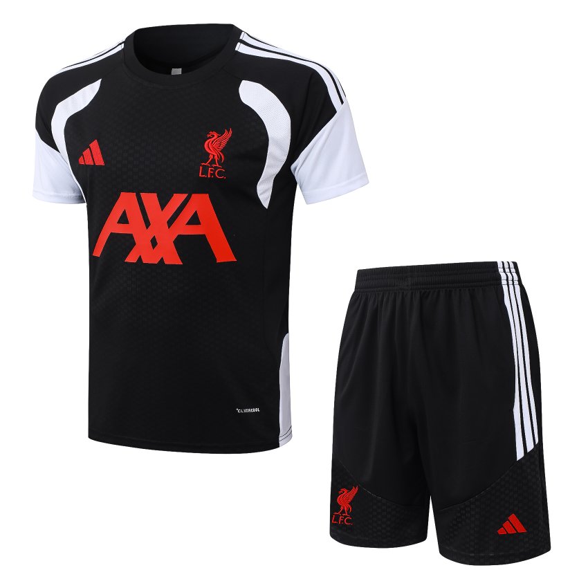 Set Shirt Short Liverpool 2026/27 Zwart Wit