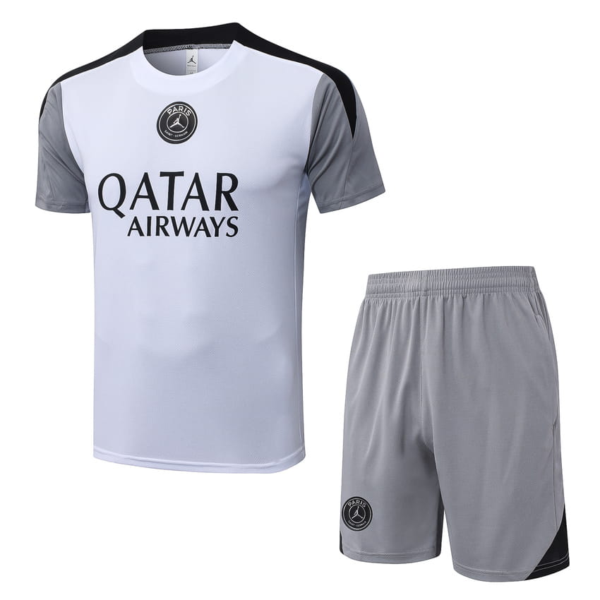 Set Shirt Short PSG 2026/27 Wit Grijs