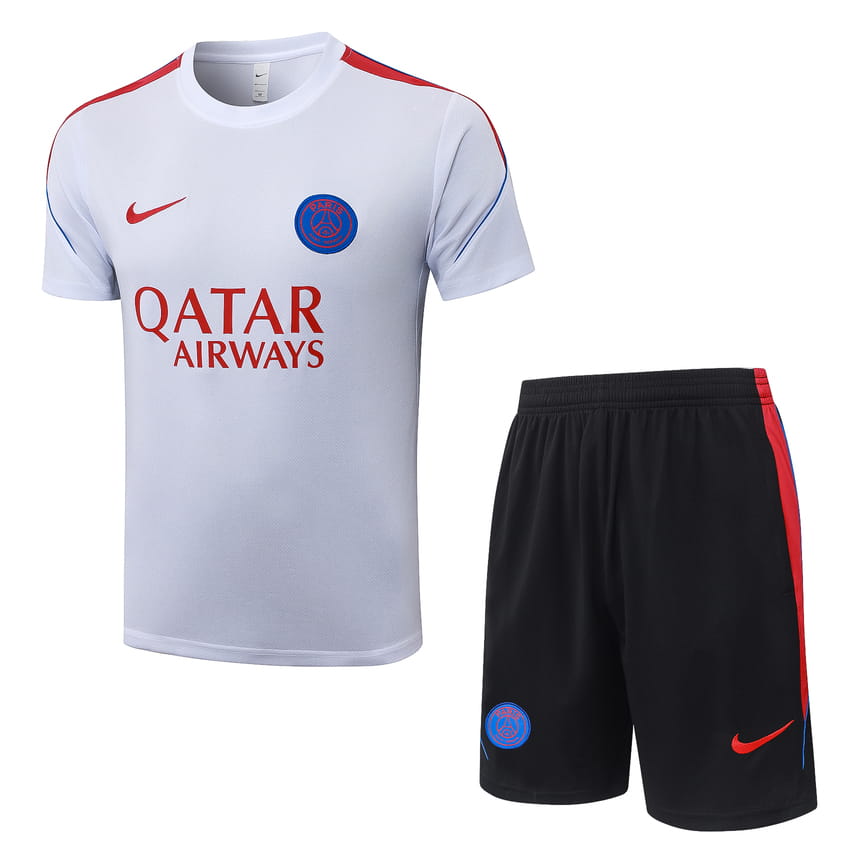 Set Shirt Short PSG 2026/27 Wit Rood