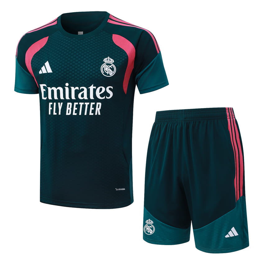 Set Shirt Short Real Madrid 2026/27 Blauw Petrol
