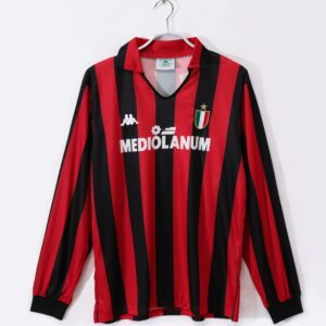Shirt AC Milan Lange Mouwen 1988 1989 Thuis