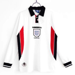 Shirt Engeland Lange Mouwen 1998 Thuis