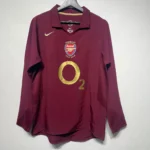 Shirt Arsenal Lange Mouwen 2005 2006 Thuis