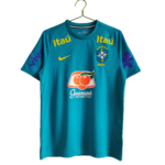 Shirt Brazilië 2021 Training Blauw Lac