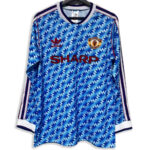 Shirt Manchester United Lange Mouwen 1990-1992 Uit