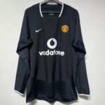 Shirt Manchester United Lange Mouwen 2003 2004 Uit