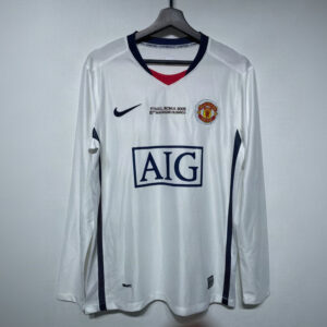 Shirt Manchester United Lange Mouwen 2008 2009 Uit