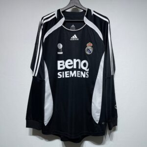 Shirt Real madrid Lange Mouwen 2006 2007 Uit
