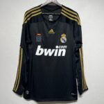 Shirt Real madrid Lange Mouwen 2009 2010 Uit