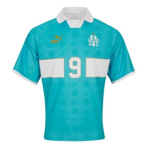 Shirt Marseille Retro King Blauw