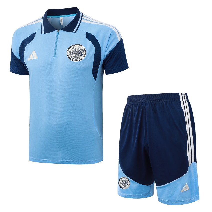 Trainingspak Polo Ajax 2026/27 Blauw Hemel
