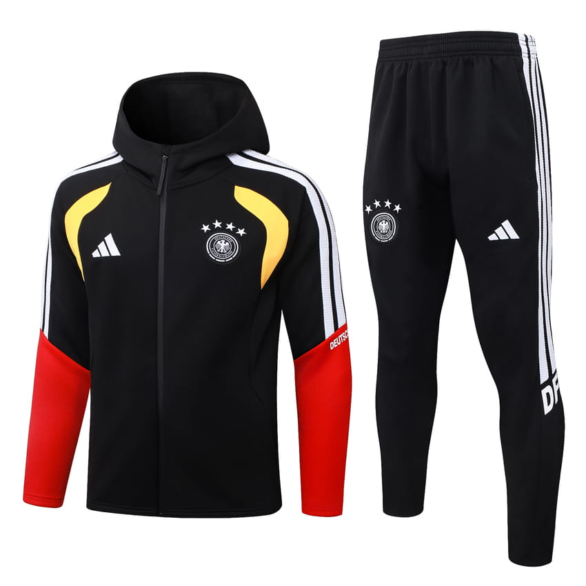 Trainingspak Sweat Duitsland 2026/27 Zwart Rood