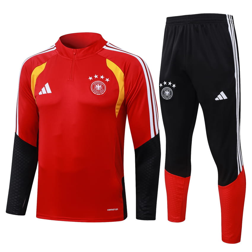 Trainingspak Training Duitsland 2026/27 Rood Zwart