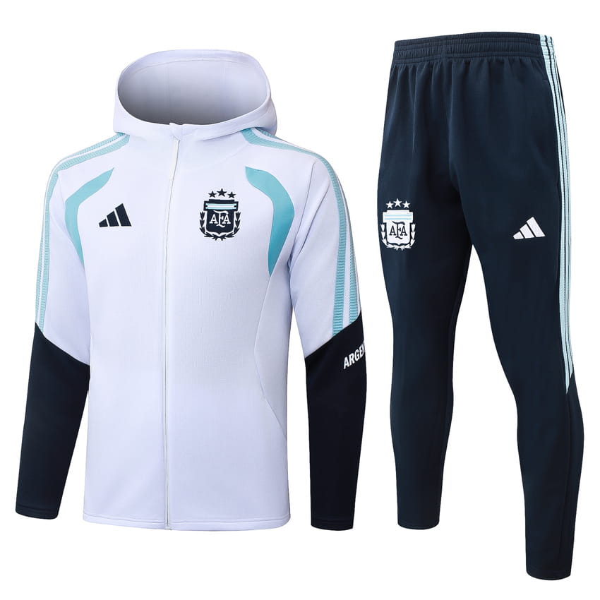 Trainingspak Sweat Argentinië 2026/27 Wit Blauw