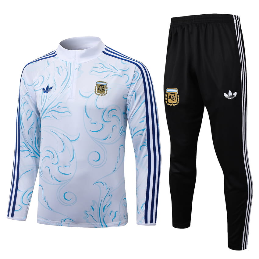 Trainingspak Training Argentinië 2026/27 Wit Patroon
