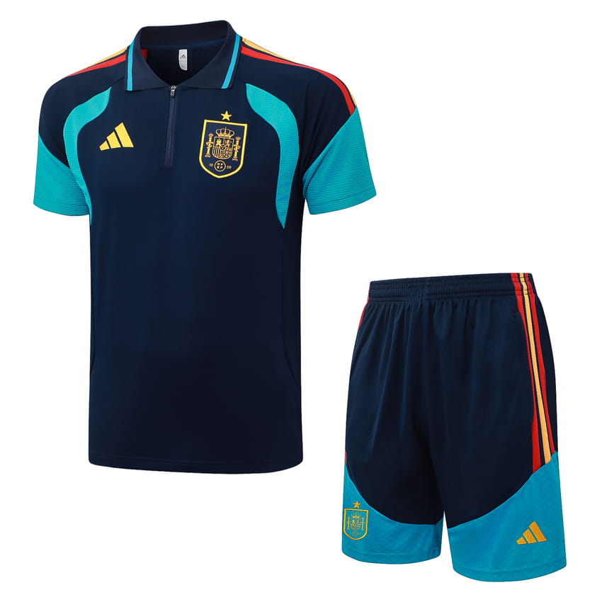 Trainingspak Polo Spanje 2026/27 Blauw Donker