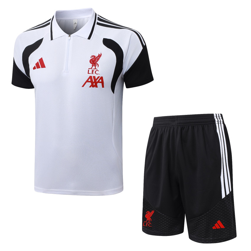Trainingspak Polo Liverpool 2026/27 Wit Zwart