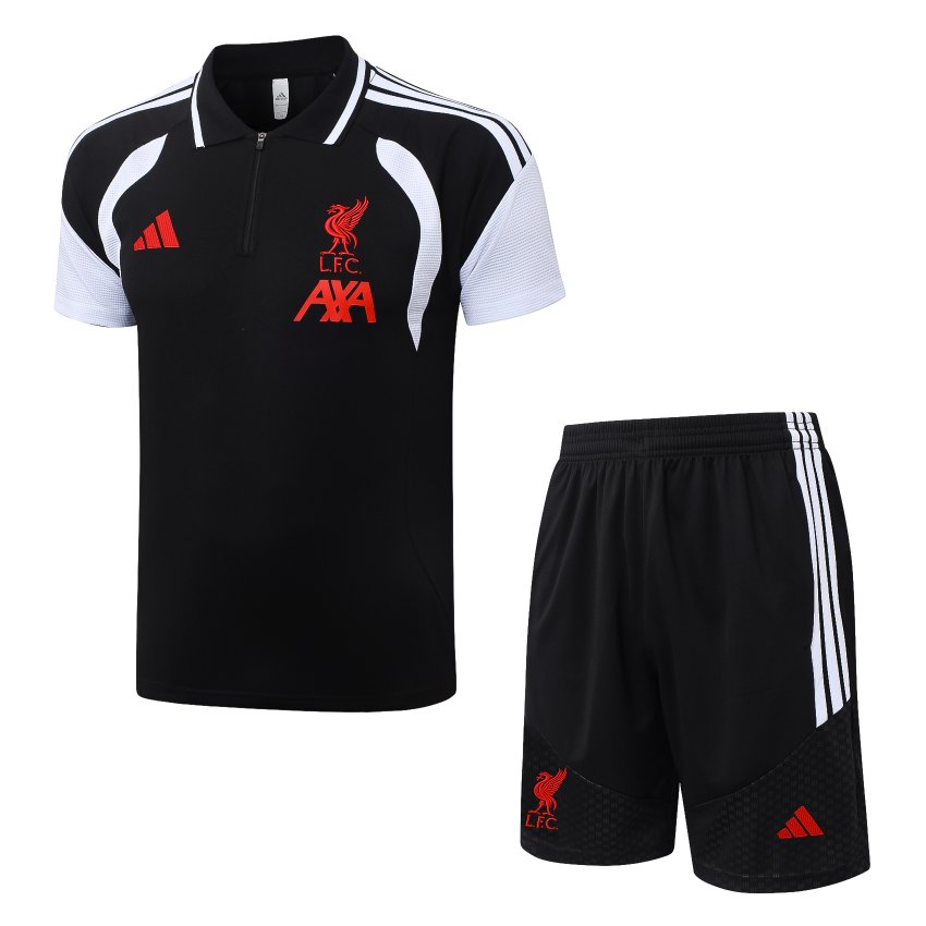 Trainingspak Polo Liverpool 2026/27 Zwart Wit