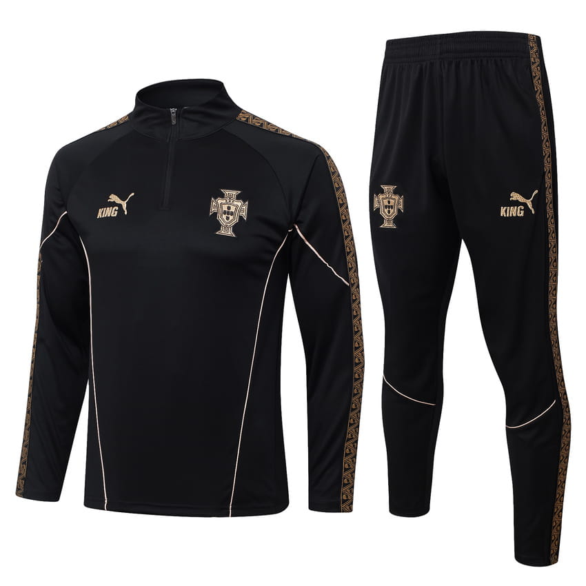Trainingspak Training Portugal 2026/27 Zwart Nacht