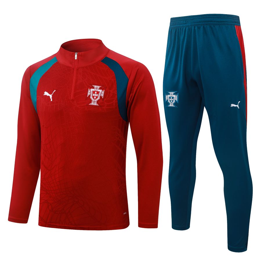 Trainingspak Training Portugal 2026/27 Rood Blauw