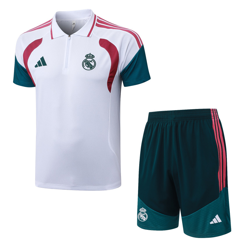 Trainingspak Polo Real Madrid 2026/27 Wit Rood