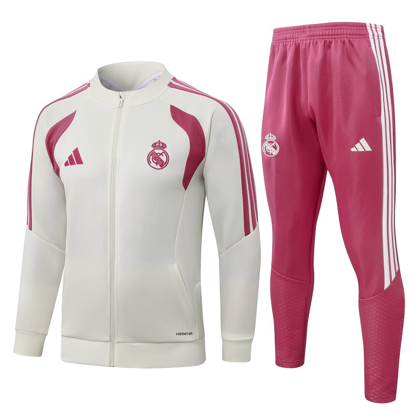 Trainingspak Real Madrid 2026/27 Beige Rood