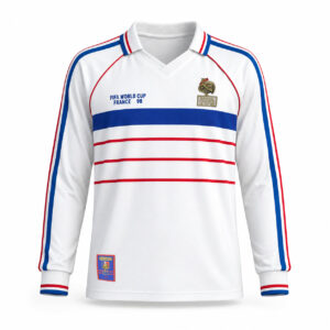 Shirt Frankrijk Lange Mouwen 1998 Uit