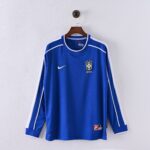 Shirt Brazilië Lange Mouwen 1998 Uit