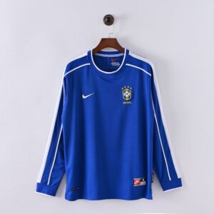 Shirt Brazilië Lange Mouwen 1998 Uit